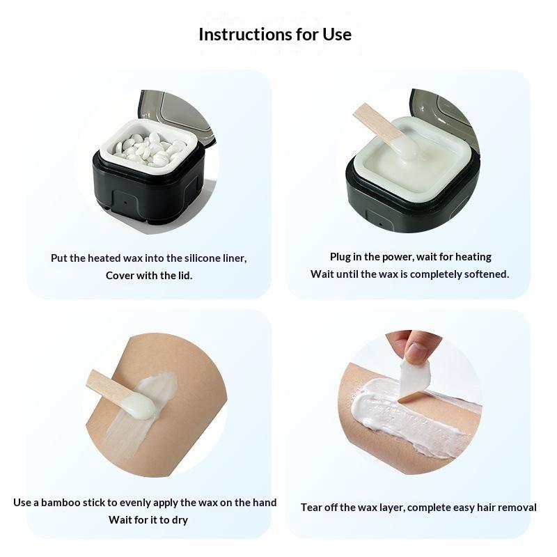 Wax Melting Pot - Mini Wax Heater Machine Silicone Bowl