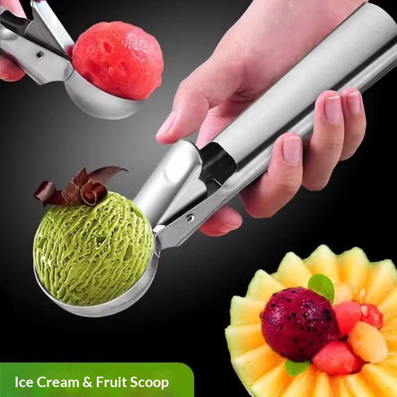 Candle Shop - Stainless Steel Ice Cream Scoop With
