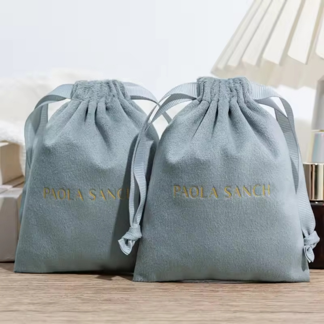 Candle Making Supplies Online - Custom Logo Printed Luxury Velvet Dust