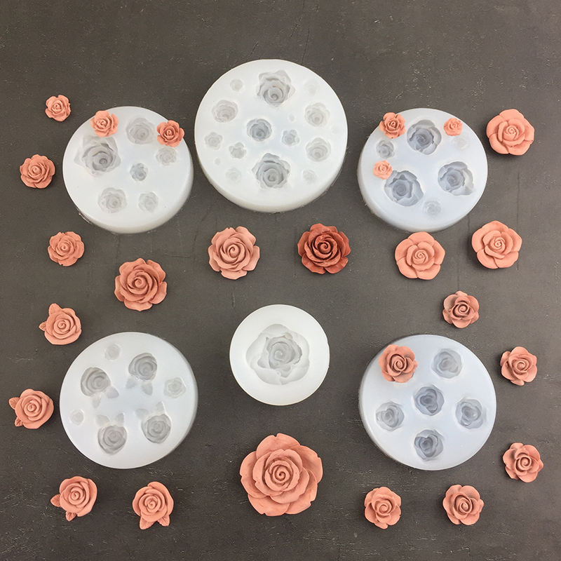 3D Rose Flower Shape Leaf Sili - Candle Making Supplies Online recension och pris