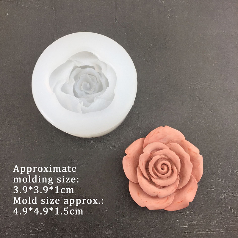 3D Rose Flower Shape Leaf Sili - Candle Making Supplies Online recension och pris