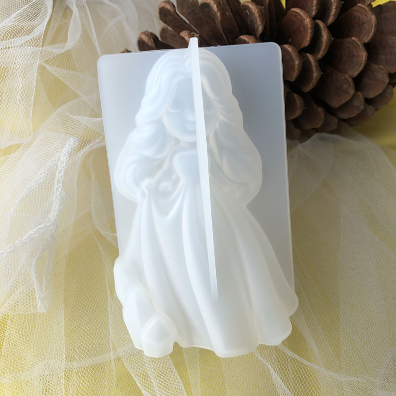 3D Cute Princess Silicone Cand - Candle Making Supplies Online recension och pris