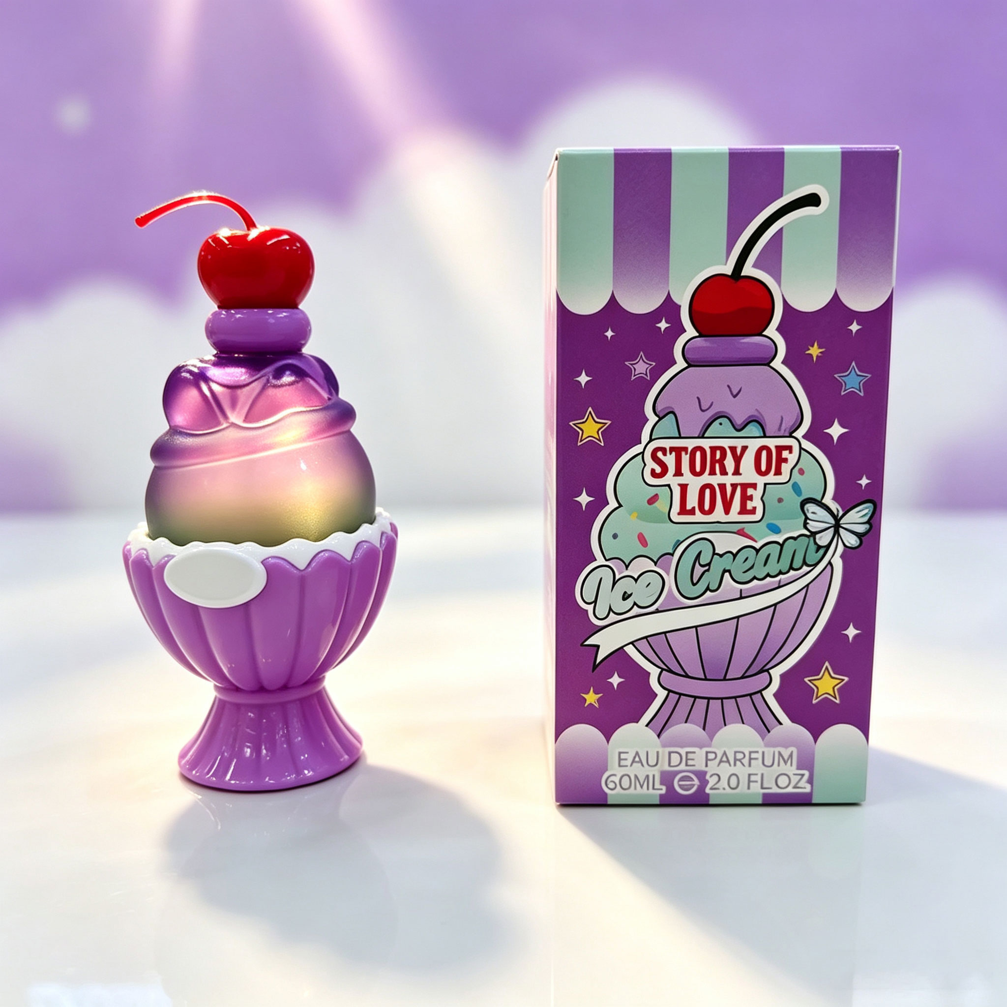 Cute Ice Cream Shaped Eau De P - Candle Shop recension och pris