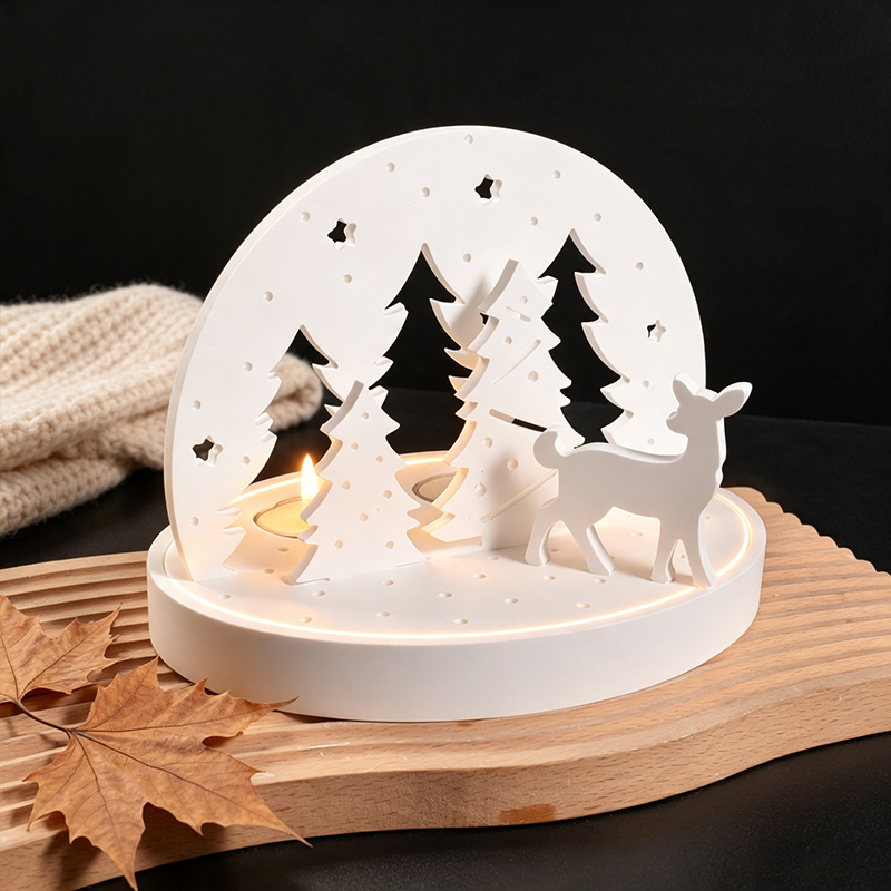 Christmas Elk Tealight Candle  - Candle Making Supplies Online recension och pris
