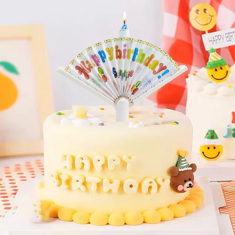 1PCS Surprise Fan Candle Birth - Candle Surprise recension och pris