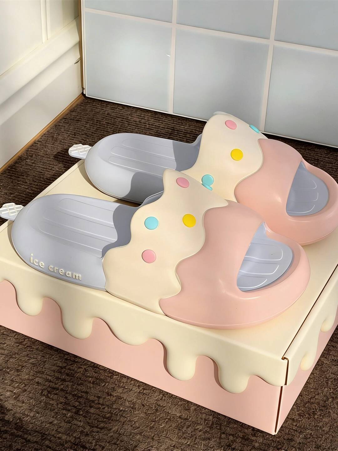 Women's Summer Slipper Cute Ic - Candle Shop recension och pris