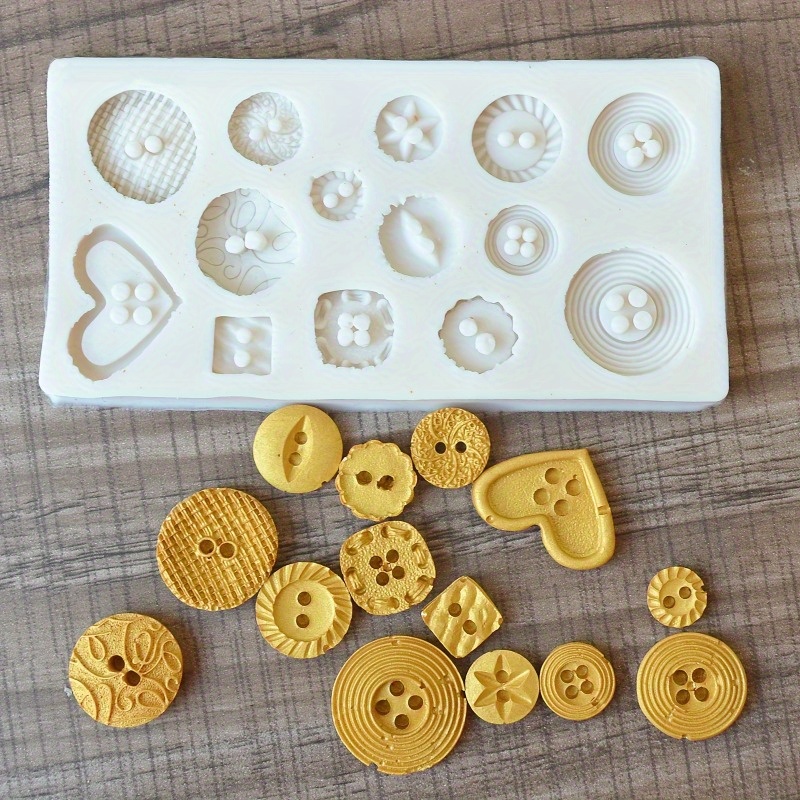 Buttons Shape Silicone Mold Si - Candle Making Supplies Online recension och pris