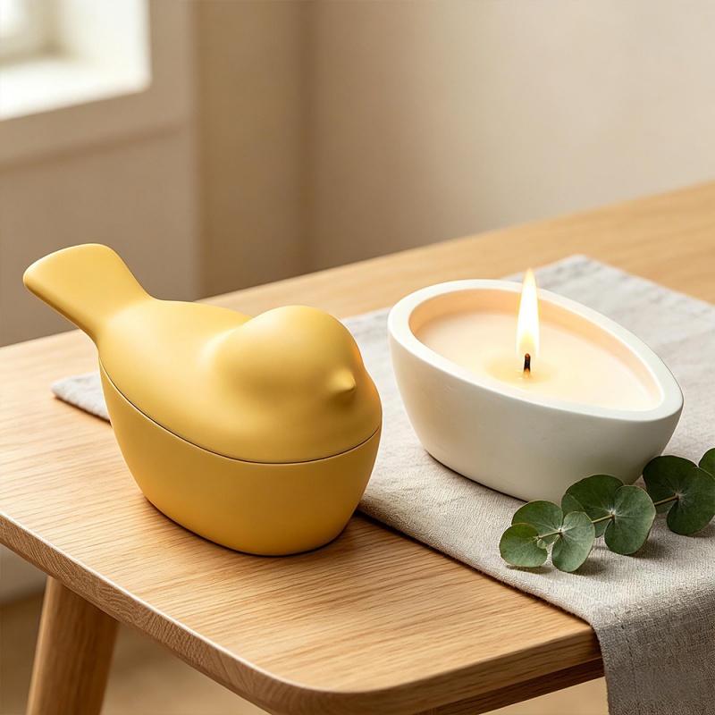 Creative Bird Shape Candle Jar - Candle Vessel Supplies recension och pris