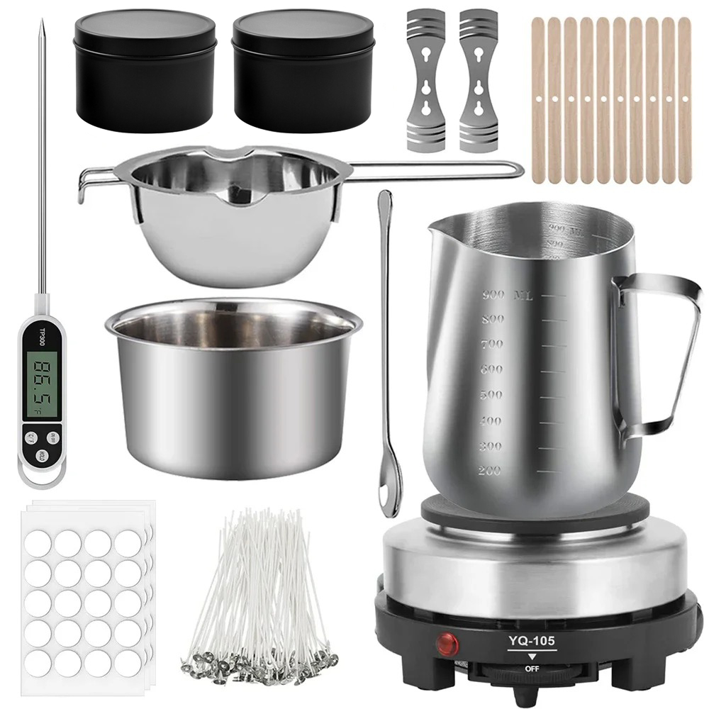 Glintmos DIY Candle Making Kit - Wax Melting Pot recension och pris