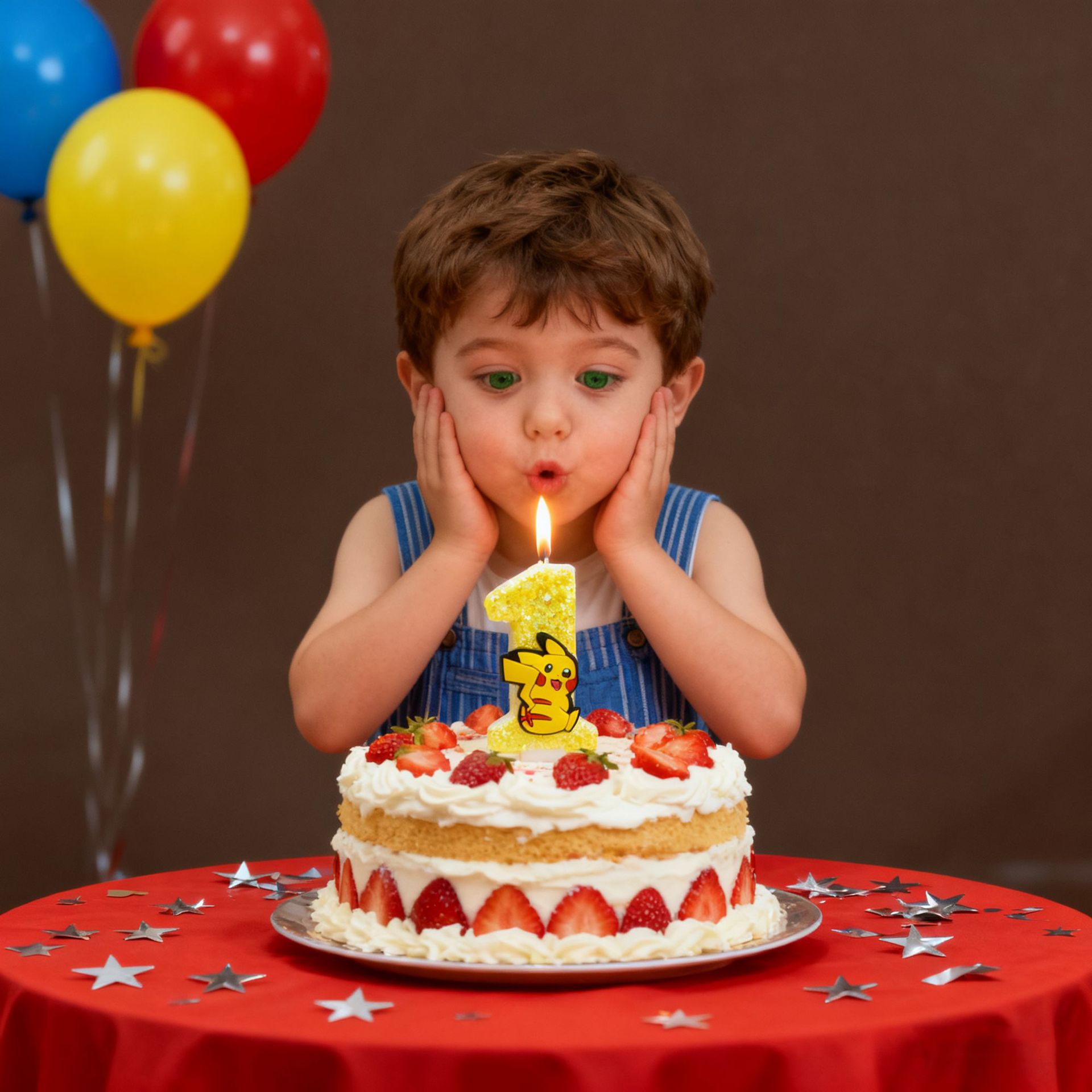 Birthday candle yellow Pikachu - Candle Surprise recension och pris