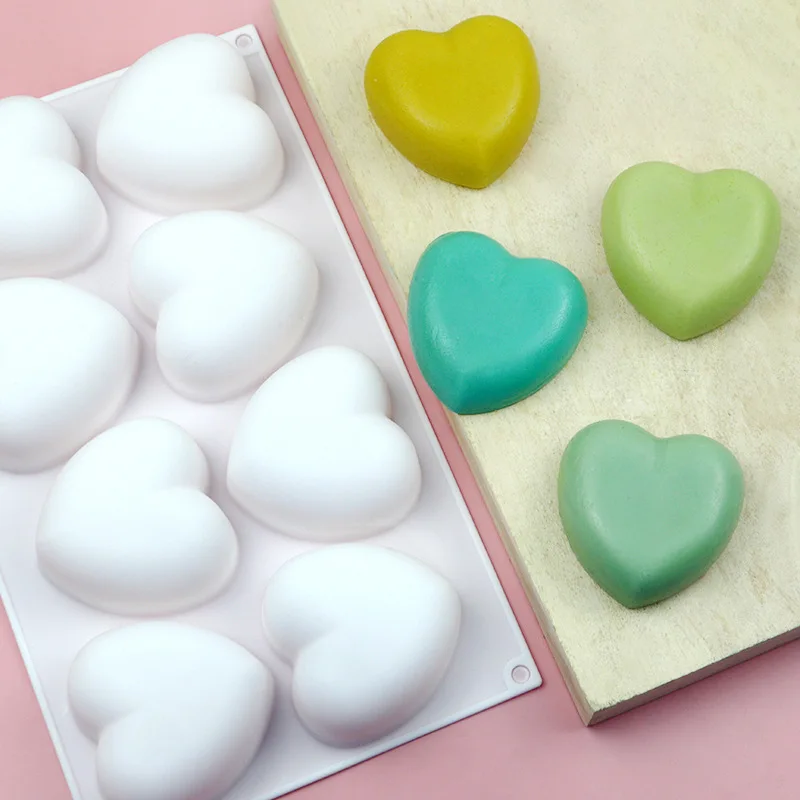 Love Heart Silicone Soap Mold  - Candle Making Supplies Online recension och pris