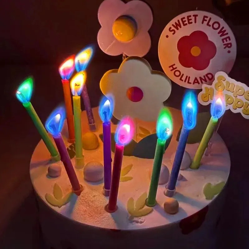 Multicoloured Colourful Flame  - Candle Surprise recension och pris