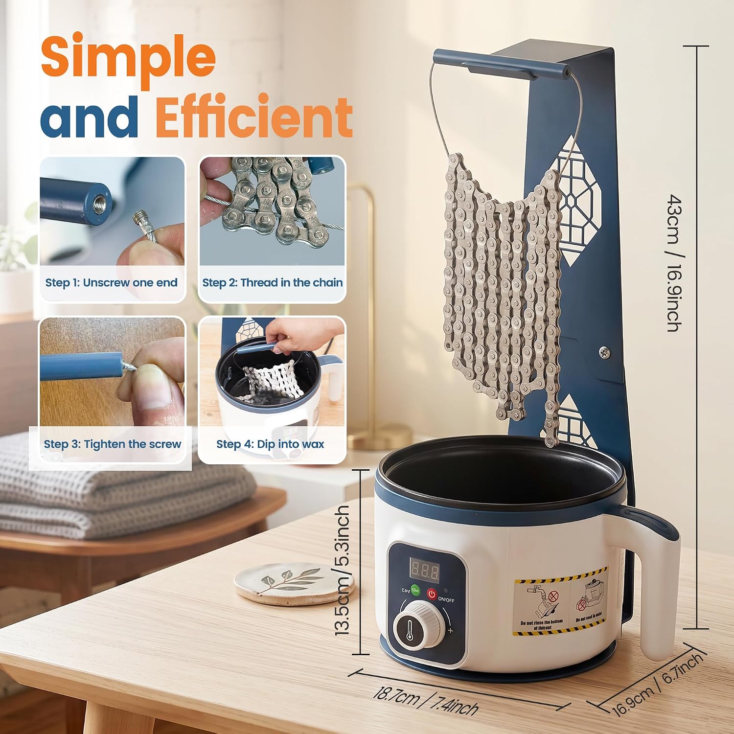 Bicycle Chain Wax Melting Pot  - Wax Melting Pot recension och pris