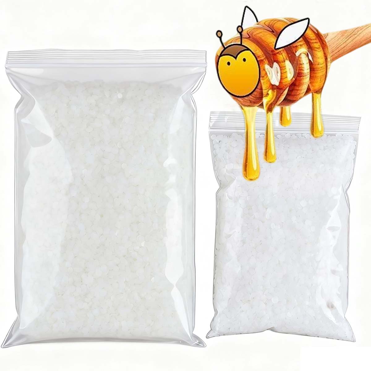 200g-1000g White Beeswax Pure  - Candle Supplies In Bulk recension och pris