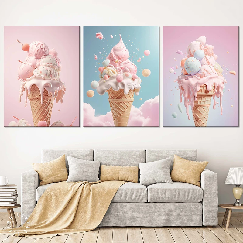 Unframe Pink Food Ice Cream Ma - Candle Shop recension och pris
