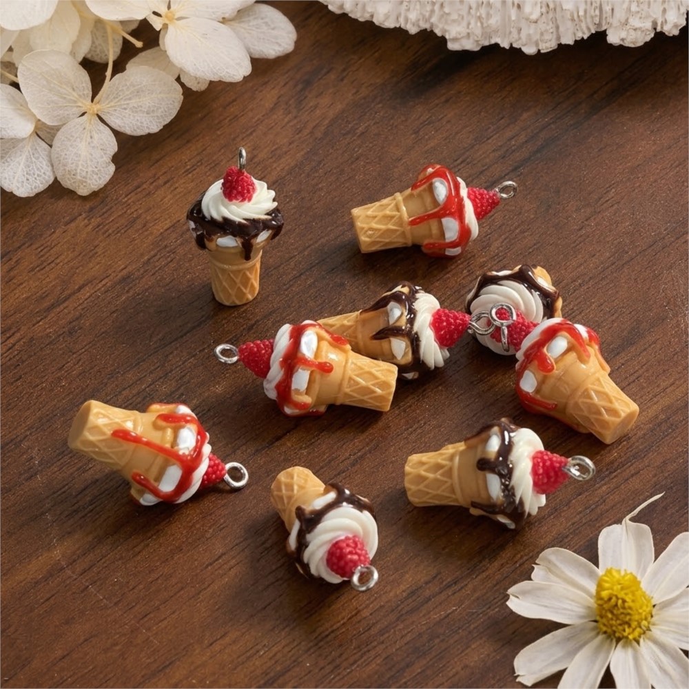 10Pcs Cute 3D Simulation Food  - Candle Shop recension och pris