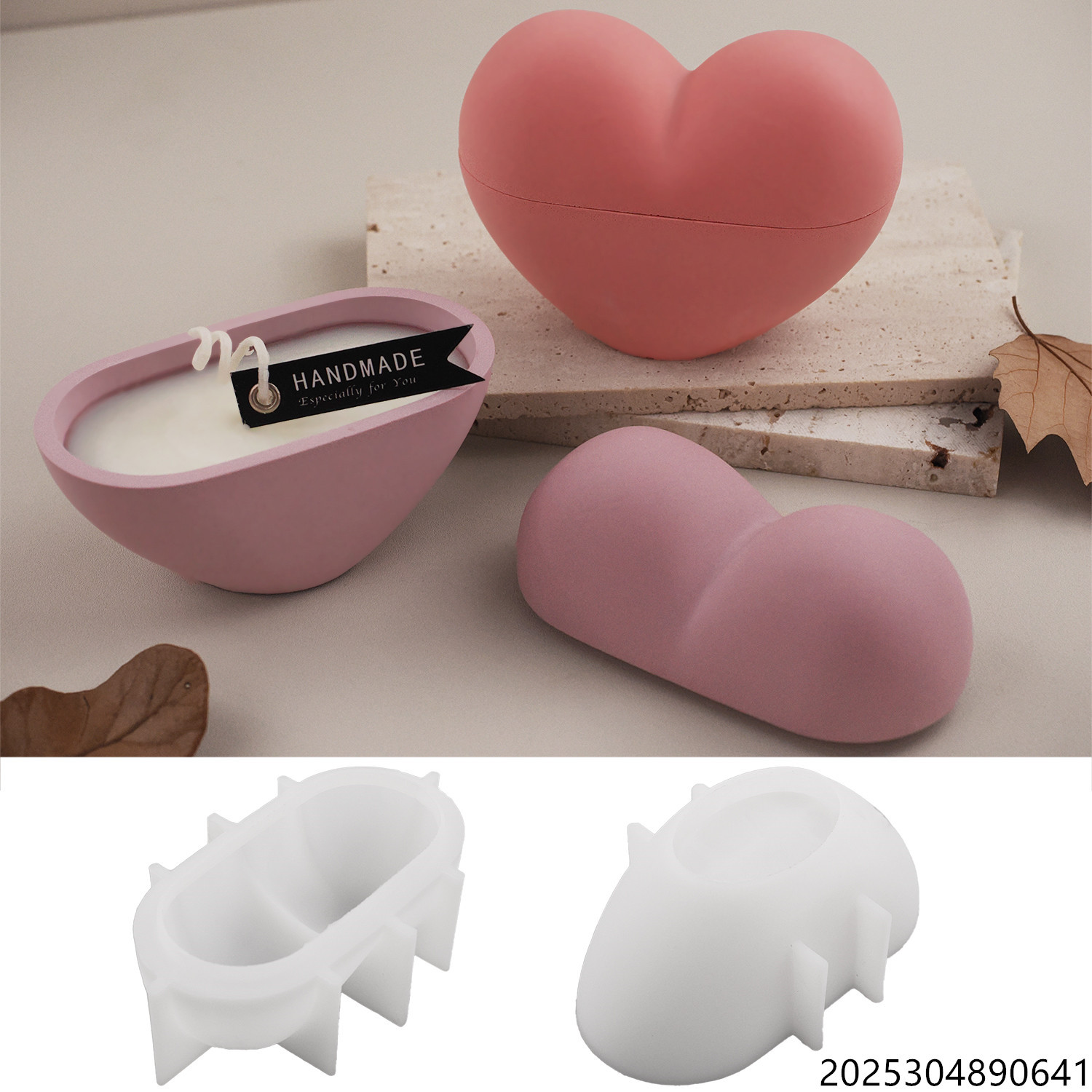 DIY Heart Shape Candle Jar Sil - Candle Vessel Supplies recension och pris