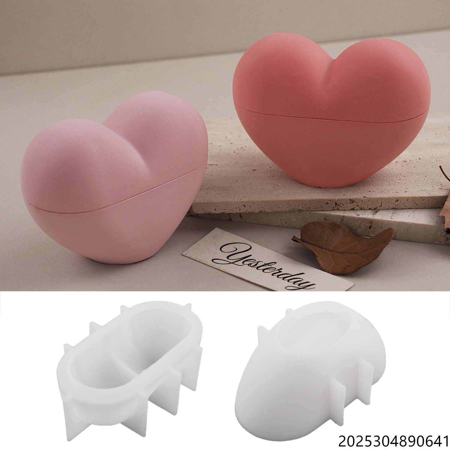 DIY Heart Shape Candle Jar Sil - Candle Vessel Supplies recension och pris
