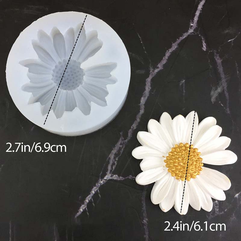 DIY Candle Silicone Mold Daisy - Candle Supplies In Bulk recension och pris