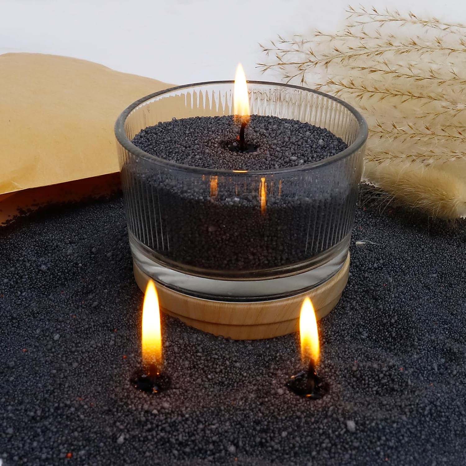 Black Candle Sand with Wick, 2 - Candle Supplies In Bulk recension och pris