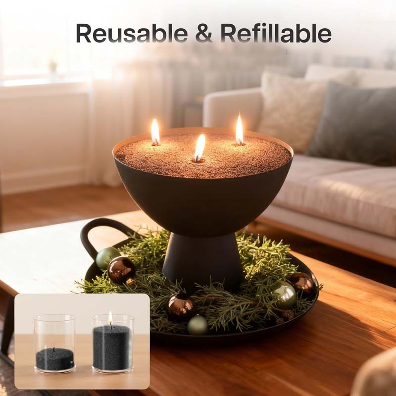 Black Candle Sand with Wick, 2 - Candle Supplies In Bulk recension och pris