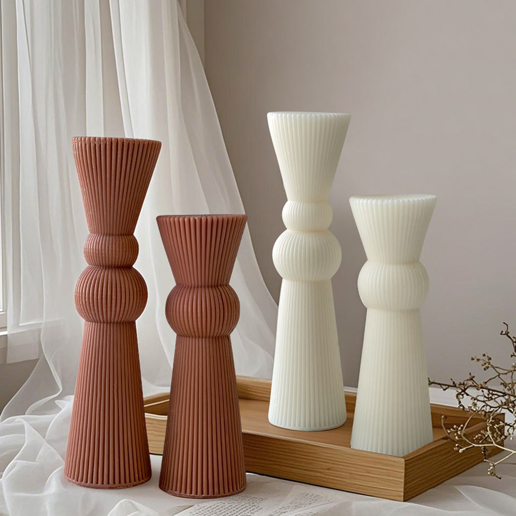 DIY Long Rod Striped Pillar Ca - Candle Supplies In Bulk recension och pris