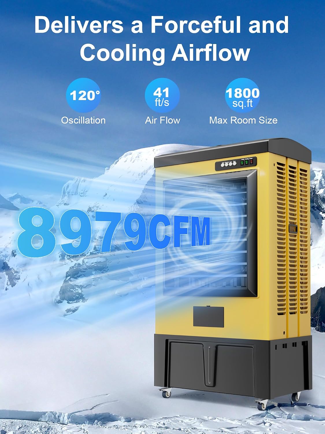 Uthfy 8979 CFM Swamp Cooler, 5 - Candle Shop recension och pris