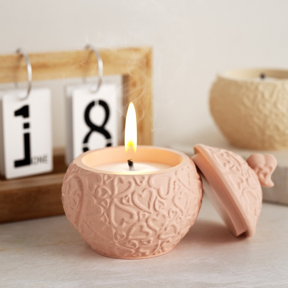 Floral Embossed Storage Box wi - Candle Vessel Supplies recension och pris