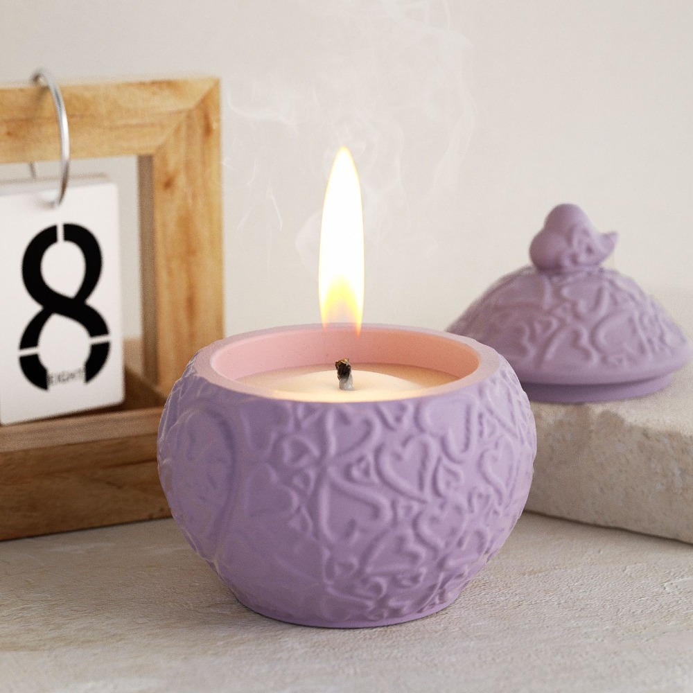 Floral Embossed Storage Box wi - Candle Vessel Supplies recension och pris