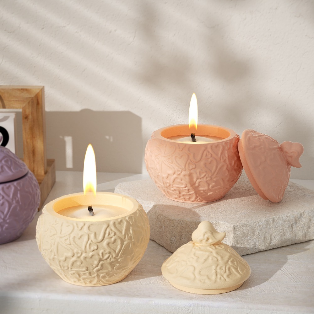 Floral Embossed Storage Box wi - Candle Vessel Supplies recension och pris
