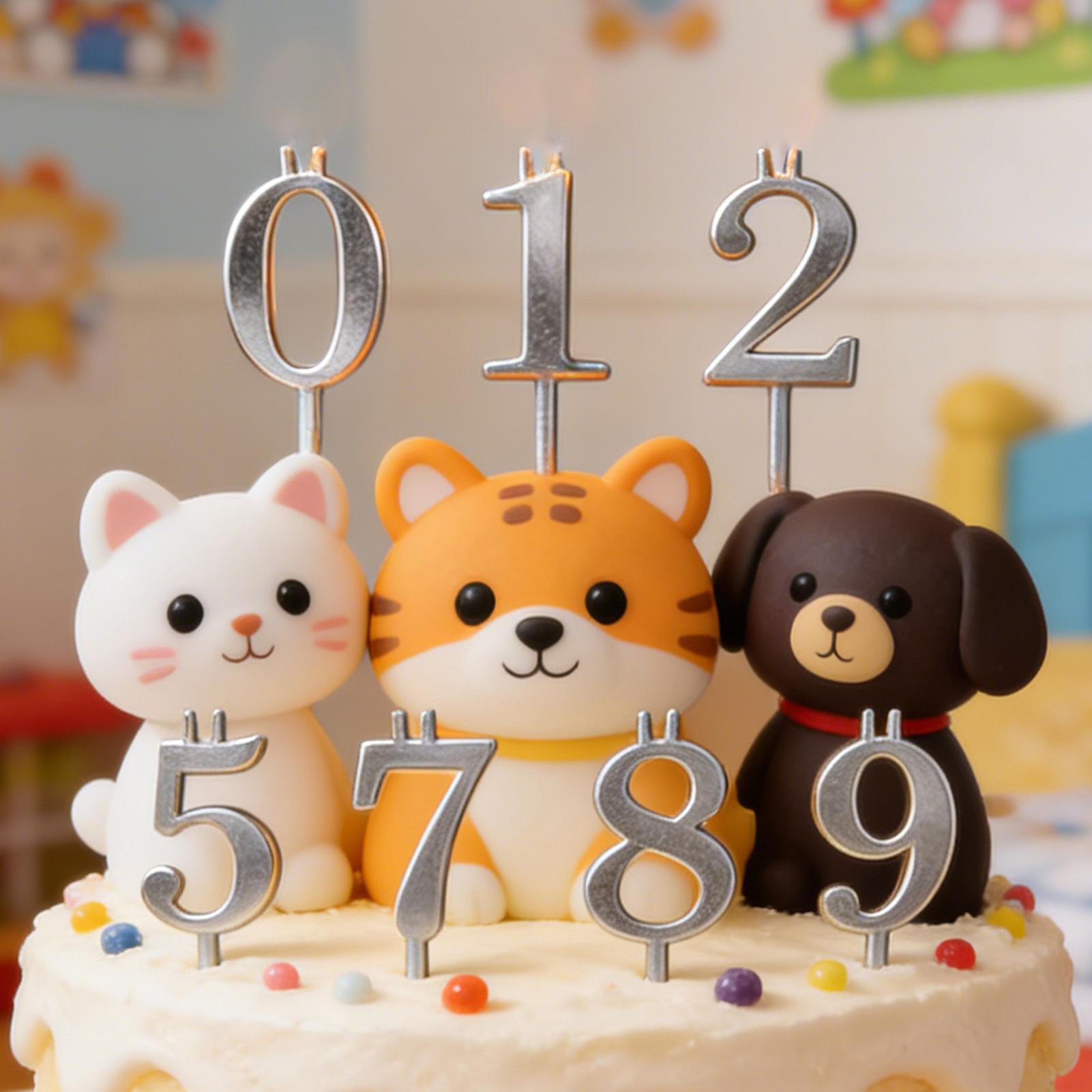 10pcs 0-9 Number Cake Toppers  - Candle Making Supplies Online recension och pris